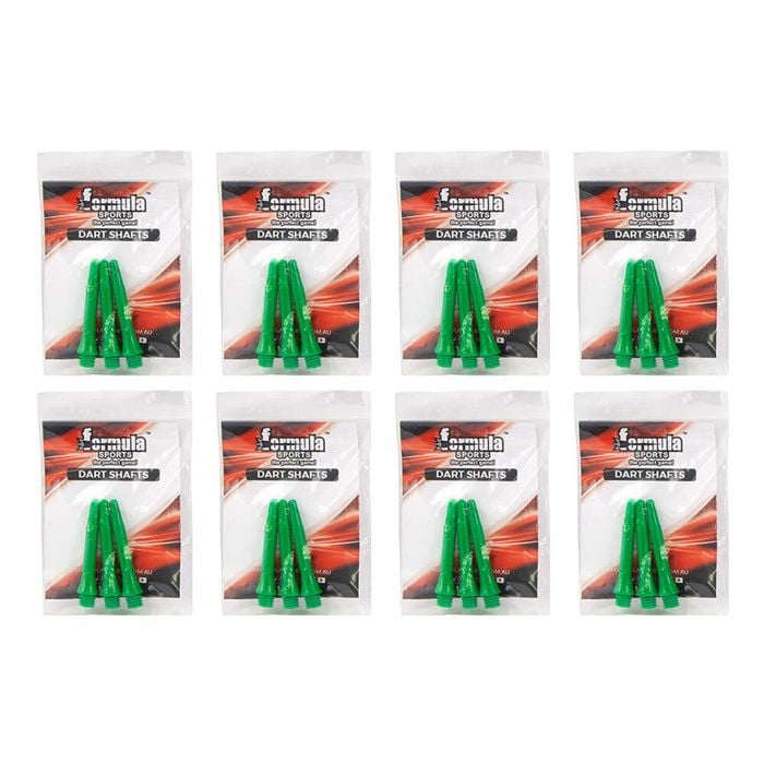 8x 3pc Formula Sports Nylon Shafts Medium 48mm - Assorted