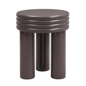 Luca Side Table Round Raisin Purple