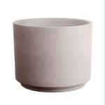 Northcote Pottery 20cm Italian Greige Terracotta Cylinder Pot