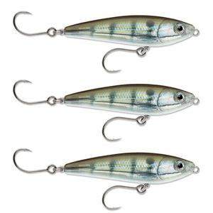 3x Rapala 9cm Saltwater X Rap SubWalk Walk the Dog Bait Fish Lures - Pinfish