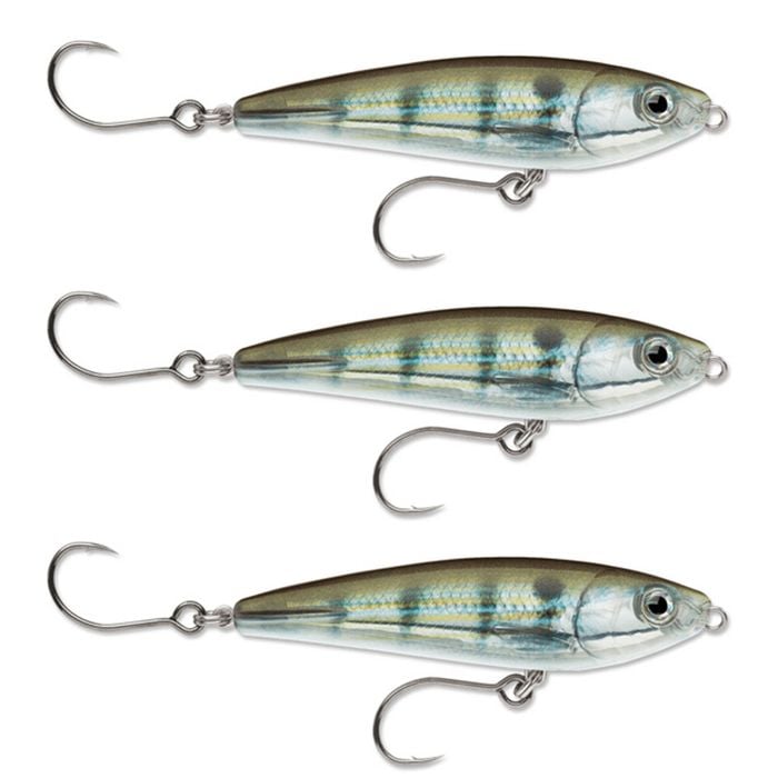 3x Rapala 9cm Saltwater X Rap SubWalk Walk the Dog Bait Fish Lures - Pinfish