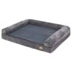 P&P Grey Dog Sofa Bed – Plush, Waterproof & Orthopedic (L)