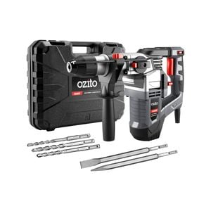 Ozito 1500W 5J Rotary Hammer Drill Kit RHD-1550
