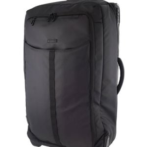 Pierre Cardin 4 Wheel Large Soft-Shell Travel Trolley Case Luggage 72cm Black