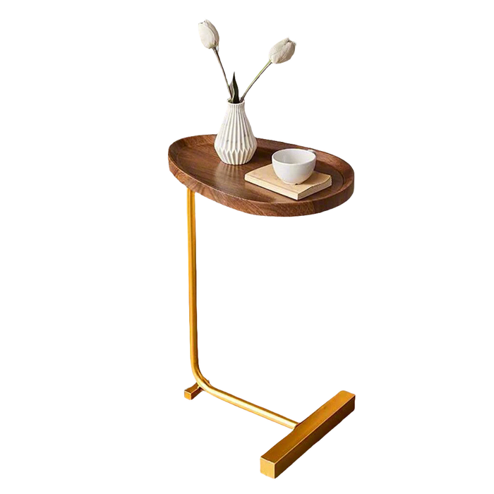 SplendidLiving Bedside Sofa Side End Table Coffee Couch Tray Shaped Stand