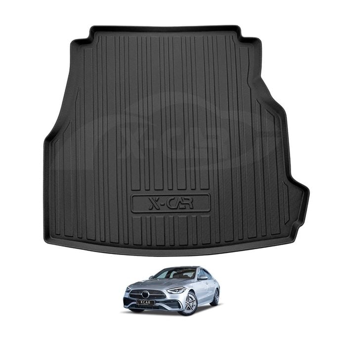 Boot Liner for Mercedes-Benz C-Class Sedan 2021-2026 Heavy Duty Cargo Trunk Mat Luggage Tray