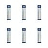 6pk Malli Plastic Crochet Hook/needle Yarn Crafting/knitting Tool 8mm White