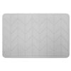 Algodon Dri-bath Bath Stone Light 60x39cm   - Light Grey