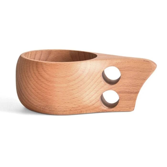Anygleam Brown Style 1 Wooden Cup Coffee Mug Kitchen Tools Accessories