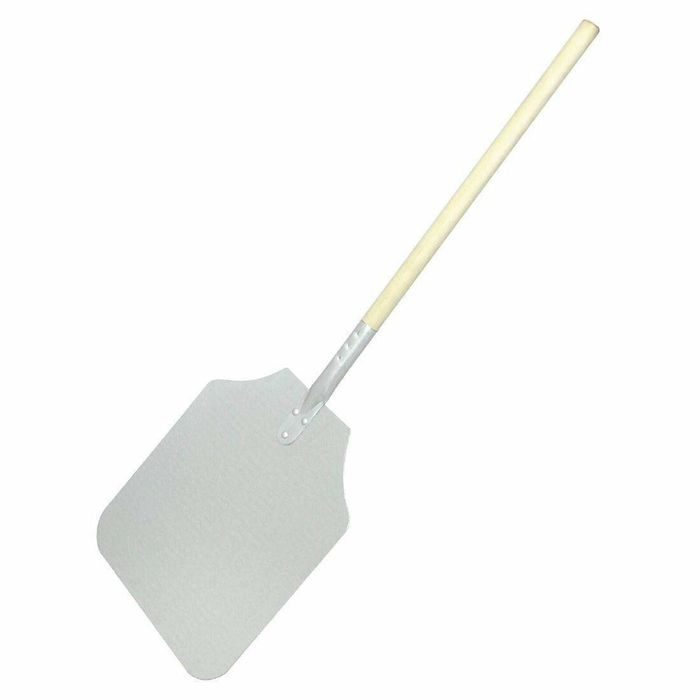 Vogue Aluminium Pizza Peel Long Wooden Handle Ge209 1320mm 305x355mm Commercial Kitchen Pizza Oven Accessory