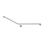 Johnson Suisse Assist 850mm x 700mm Stainless Steel Angled Right Hand Grab Rail
