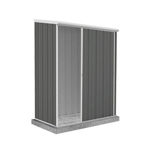 Absco Sheds 1.52 x 0.78 x 1.95m Woodland Grey Ezislider Single Sliding Door Garden Shed