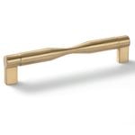 Hafele 176 x 36mm Brushed Brass Cabinet Handle