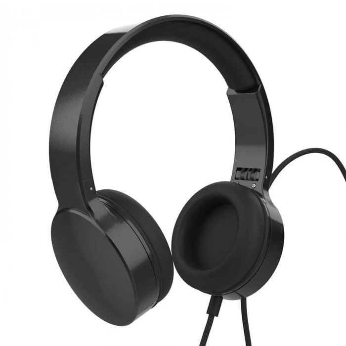Laser Wired Headphones With 40mm Drivers/3.5mm Audio Jack Black