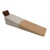 Adoored White Band / Leather Strap Timber Door Wedge