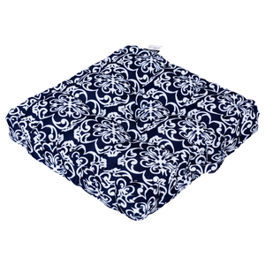 Mojo 45cm Moroccan Navy Outdoor Floor Cushion