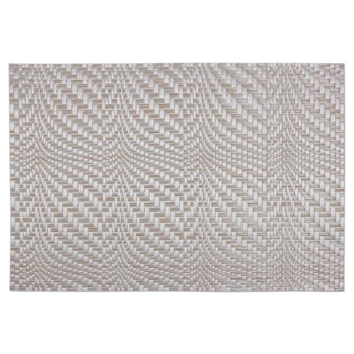 Icon Chef Large Placemats - Set Of 6 - Classic Silver