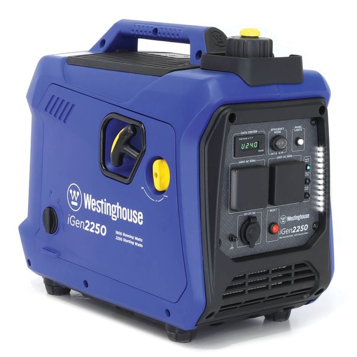 Westinghouse Inverter Generator 2250 Starting Watts / 1800 Running Watts