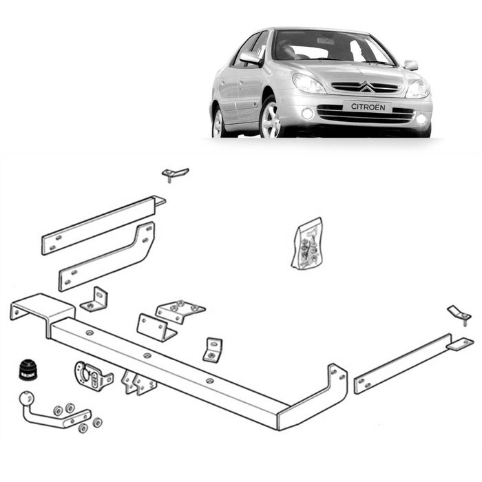 Brink Towbar European For Citroen Xsara (02/2001 - 04/2005), Citroen Xsara (04/1997 - 03/2005)