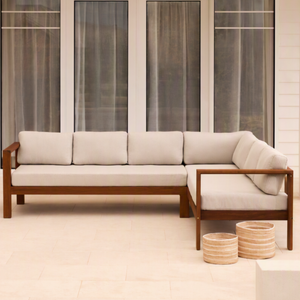 Mimosa Santo Timber Corner Lounge with Cushion