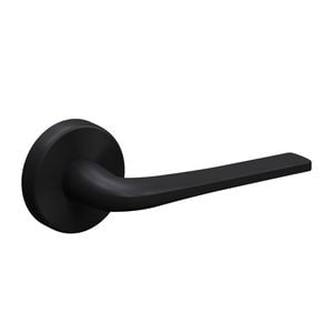Gainsborough Matte Black Avant Sierra Passage Leverset with Latch & QuickFix Technology