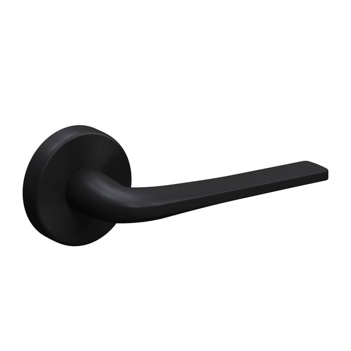 Gainsborough Matte Black Avant Sierra Passage Leverset with Latch & QuickFix Technology