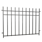 Peak Black No-Dig Fencing Manchester Fence Panel - 1220mm