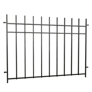 Peak Black No-Dig Fencing Manchester Fence Panel - 1220mm