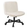 ALFORDSON Armless Office Chair Fabric Beige