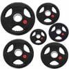 100Kg Heavy Duty Olympic Rubber Weights Plates Package