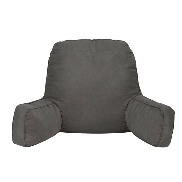 Giselle Reading Pillow Back Rest Cushion Grey