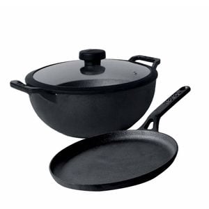 Meyer Pre-Seasoned Cast Iron Induction 2 Piece Signature Combo Set