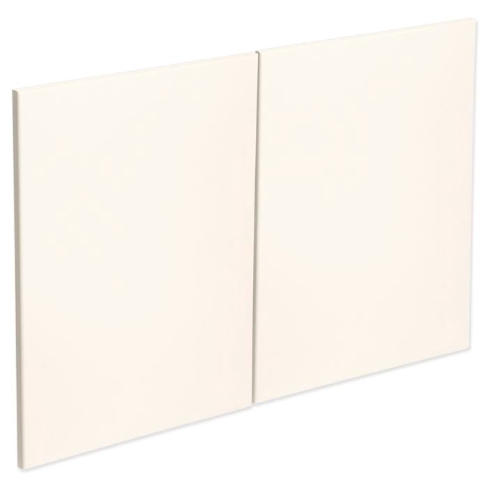 Kaboodle 900mm Buttermilk Modern Rangehood Doors - 2 Pack