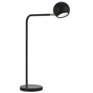Telbix Jeremy Contemporary Table Desk Lamp Light Metal Black Antique Brass Sand