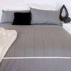Apartmento Jasper Silver Polyester Cotton Quilt Cover Set King