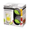 4pc Prepara Jumbo Slow-Melting Whiskey Drink Ice Ball Sphere Mould Assorted