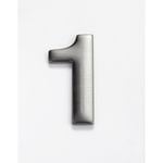 Sandleford Numeral "1" 50mm Self Adhesive Stainless Steel