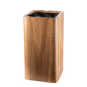 Universal Square Acacia Knife Holder Baccarat