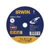 IRWIN 180mm 24 Grit Fibre Sanding Disc - 3 Pack