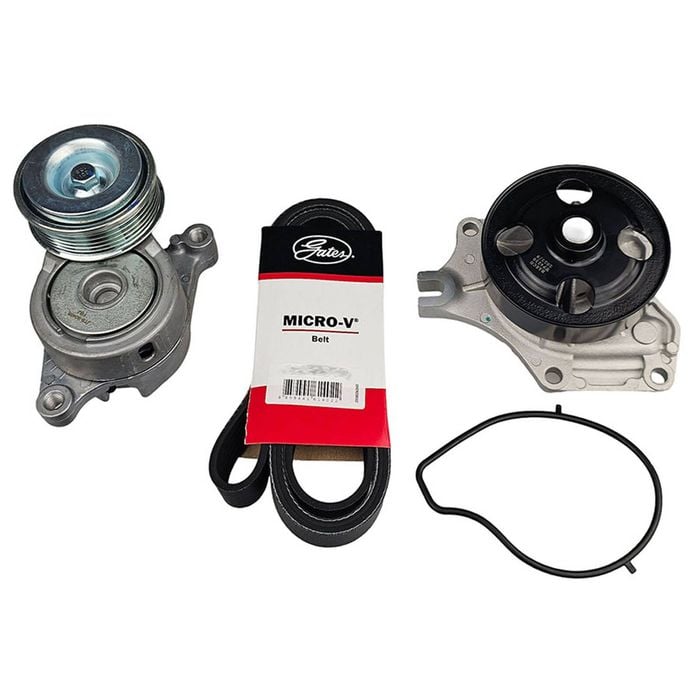 Drive Belt Tensioner & Water Pump Kit For Mazda 2 DY DY5W 1.5L 04/2005-On