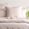 Renee Taylor Alison Yarn Dyed 65x65cm Cotton Reversible Euro Pillowcase Clay