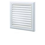 Blauberg 100mm White Square Fixed Grille - 100mm