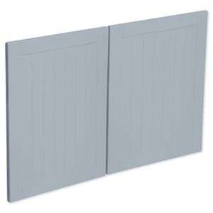Kaboodle 800mm Danish Blue Country Farmhouse Sink Doors - 2 Pack