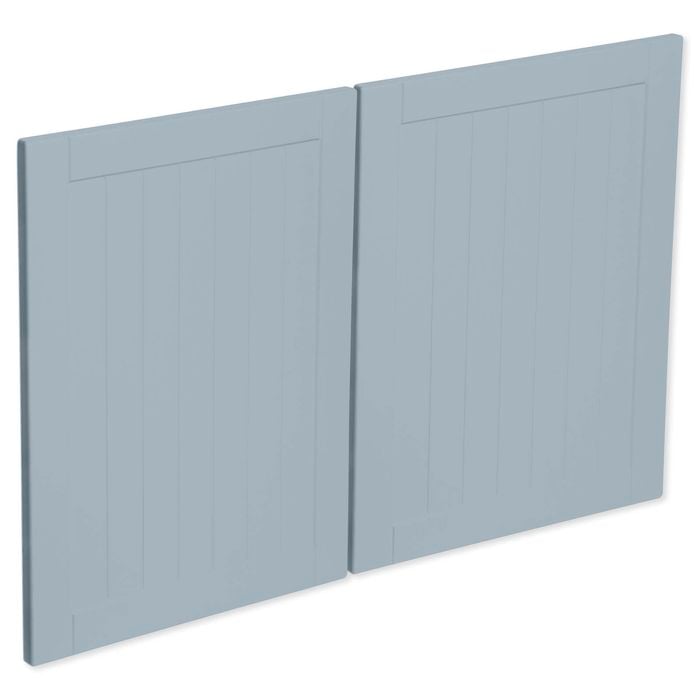 Kaboodle 800mm Danish Blue Country Farmhouse Sink Doors - 2 Pack