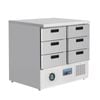 Polar G-series Refrigerated Counter With 6 Drawers 240ltr - Under Bench Fridges (fa440-a)