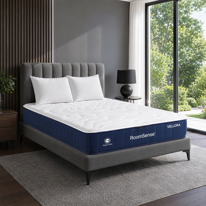 Roomsense Double Mattress Latex 30cm Medium Firm Mattress With Lumbar Support
