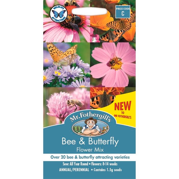 Mr Fothergill's Bee And Butterfly Flower Mixed Seeds