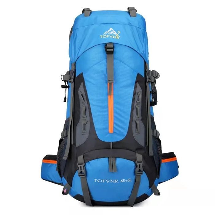 NNEOBA 70L Camping Backpack Tear-Resistant Rucksack Blue