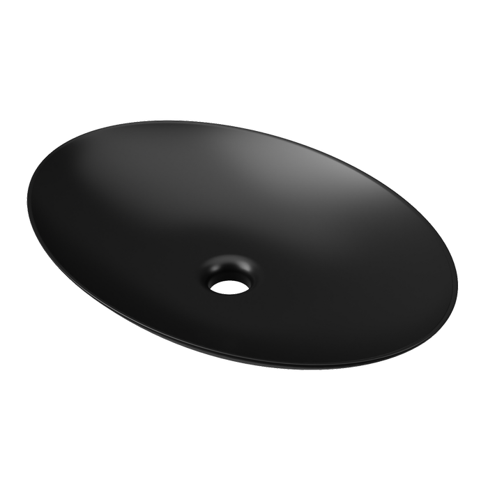 New England Joinery 500mm Black Matt Feather Basin