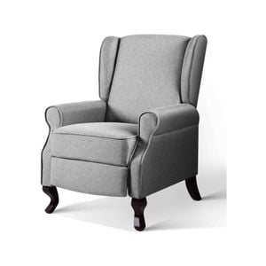Artiss Recliner Chair Fabric Grey